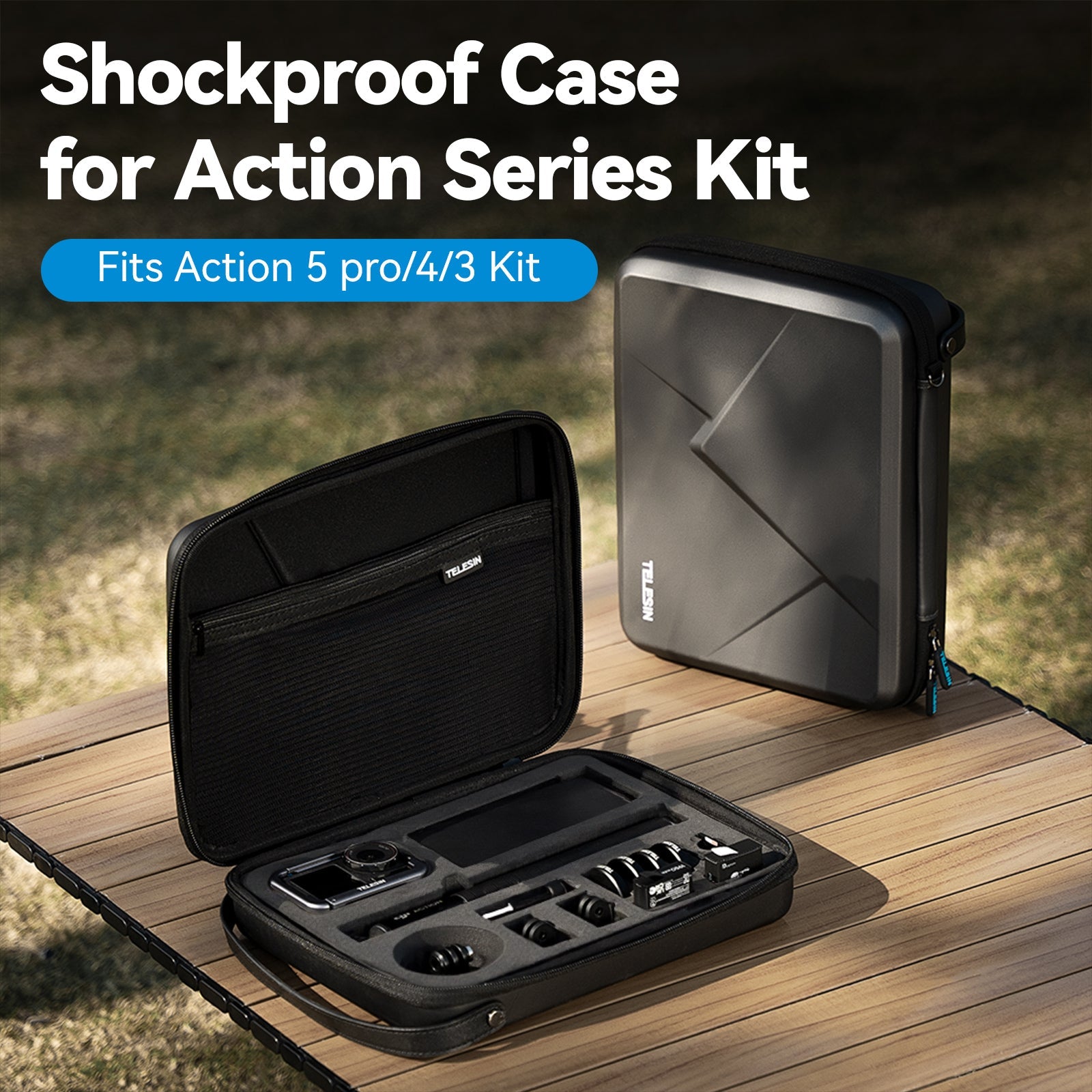 TELESIN Shockproof Case for Osmo Action Kit