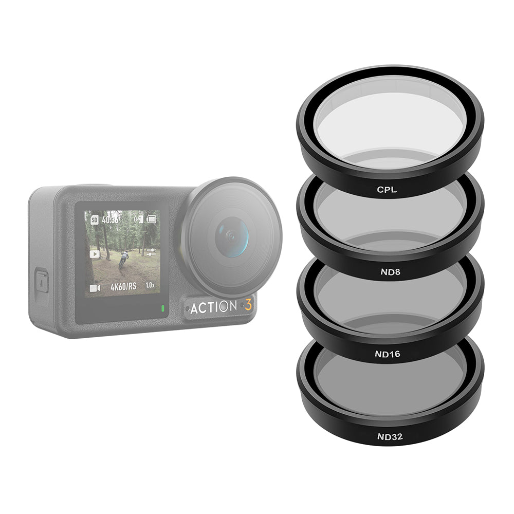 TELESIN CPL+ND8/16/32 Filter Set for DJI ACTION 3/4/5