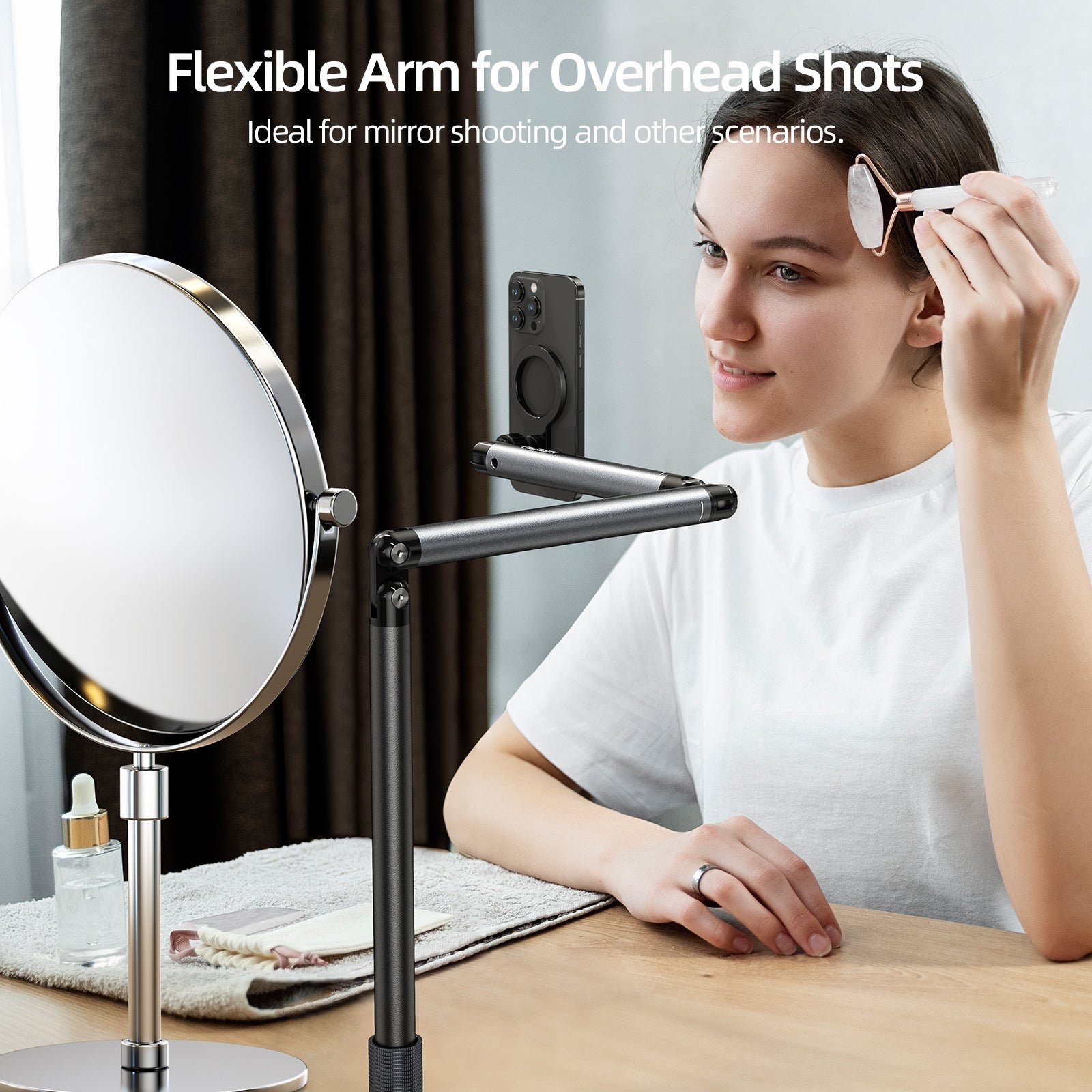 TELESIN mobile video/live shooting magnetic floor stand