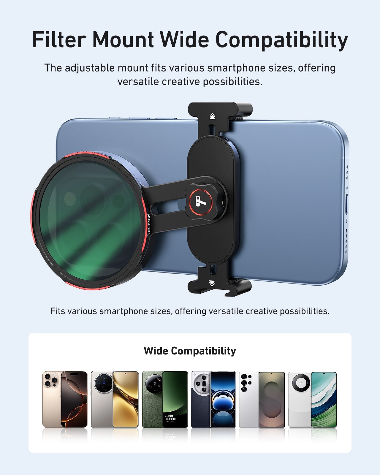 Telesin Phone Filters Mount