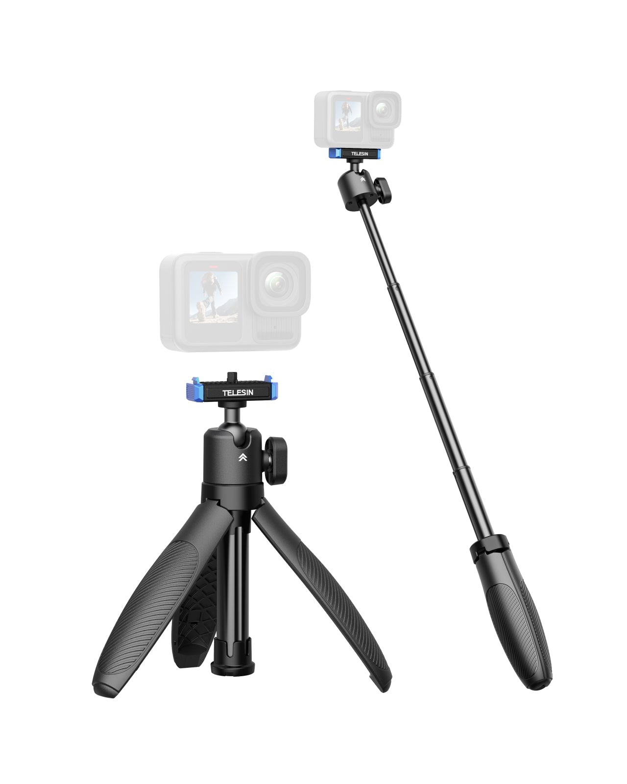 TELESIN Quick-Release Selfie Stick for GoPro 13