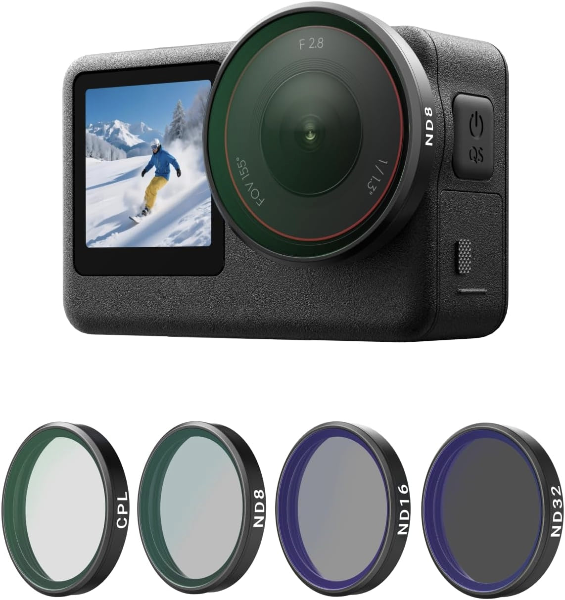 Filter Kits (CPL/ND8/16/32) for DJI Osmo Action 6