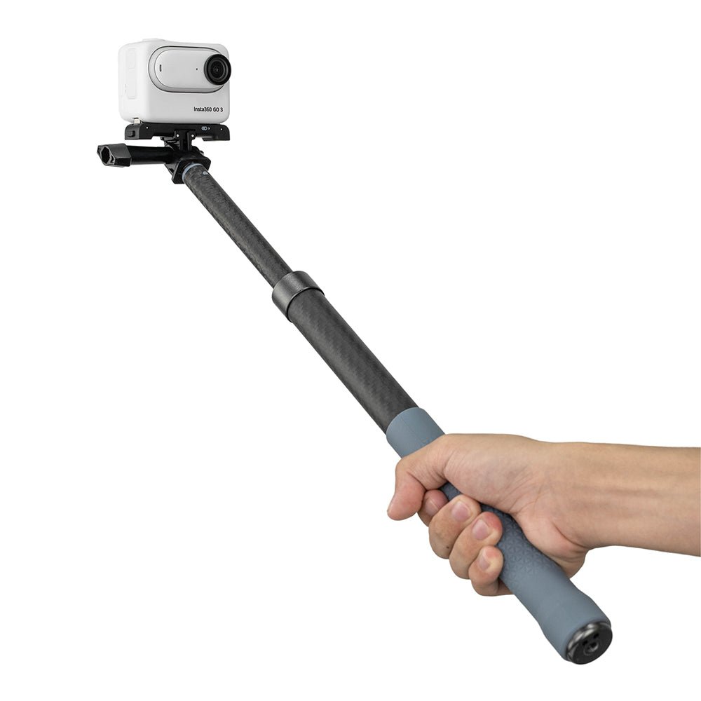 TELESIN 1.2m Adjustable Carbon Fiber Selfie Stick