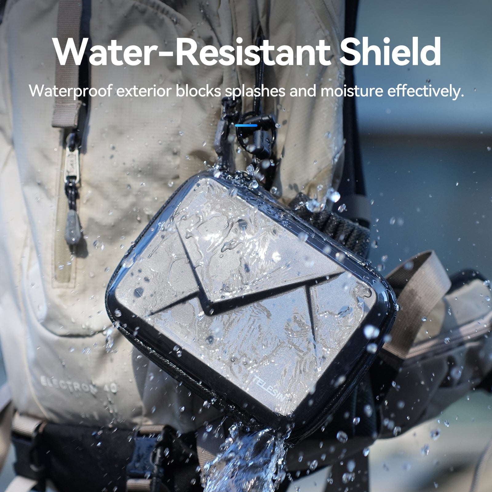 TELESIN Medium Shock-Resistant Case for Action Series