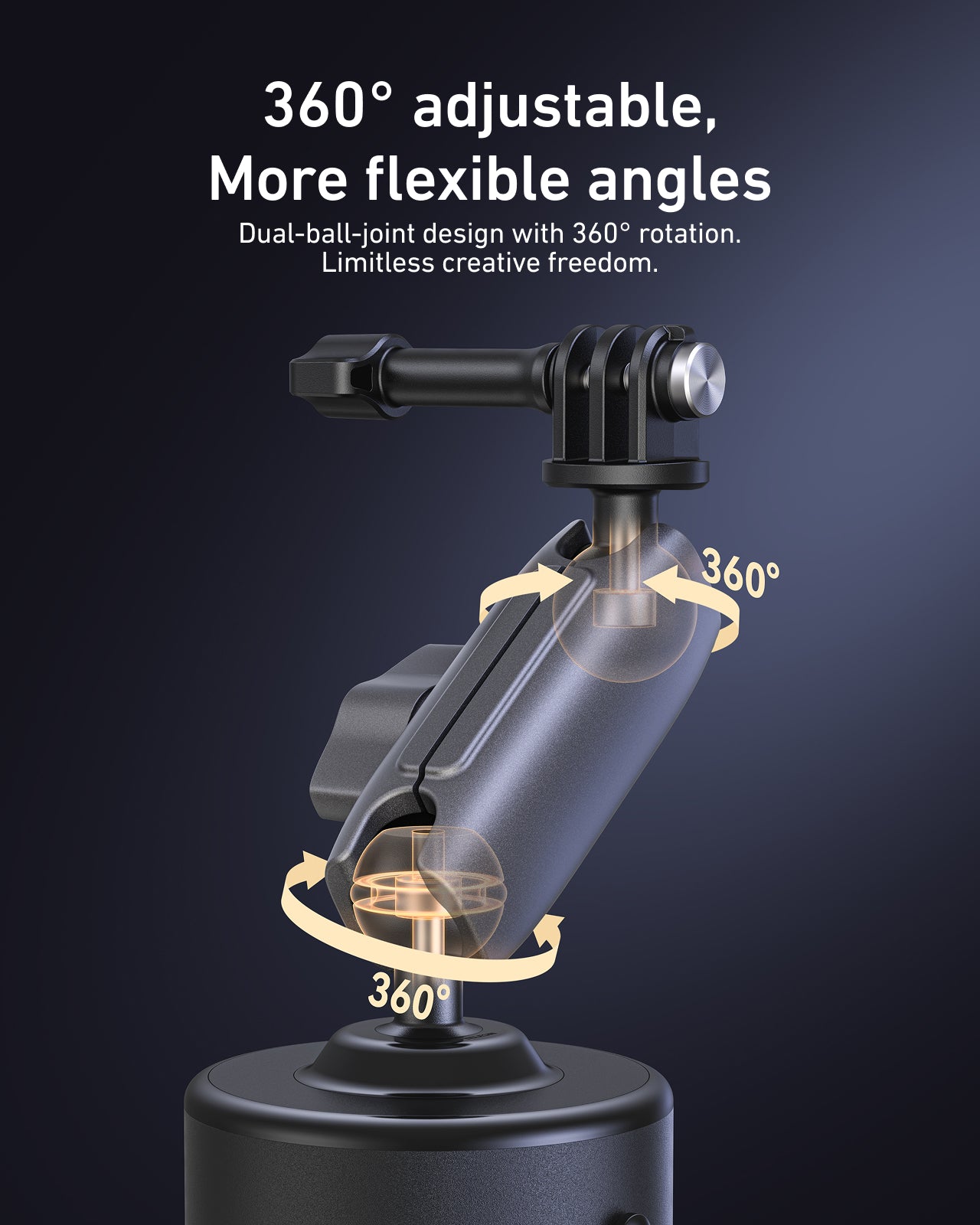 Electric Suction Cup Mount for DJI Osmo Pocket 3