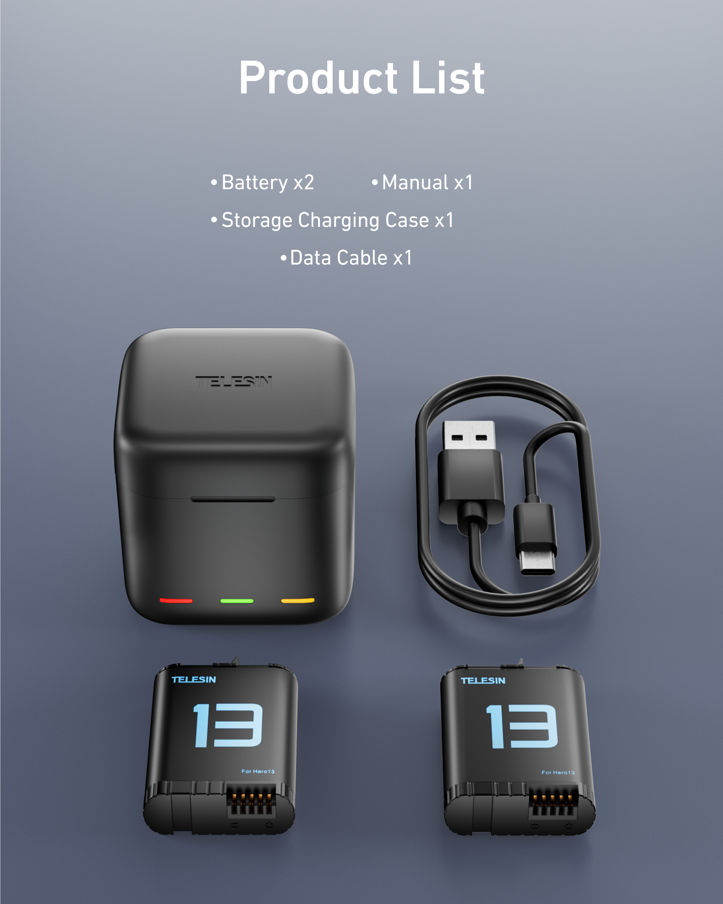 Hero 13 Battery Charger Kit