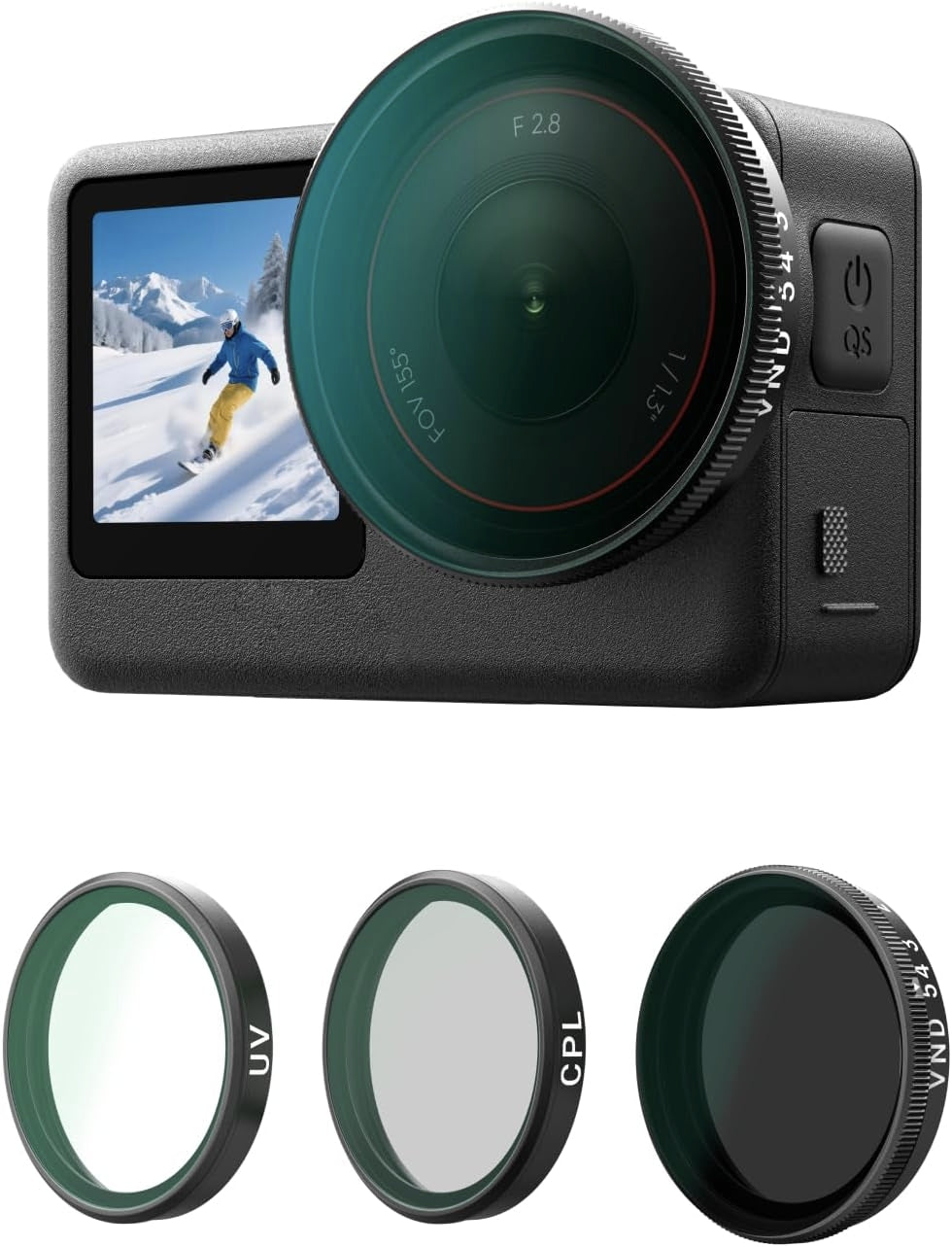 Filter Kits (CPL/ND8/16/32) for DJI Osmo Action 6