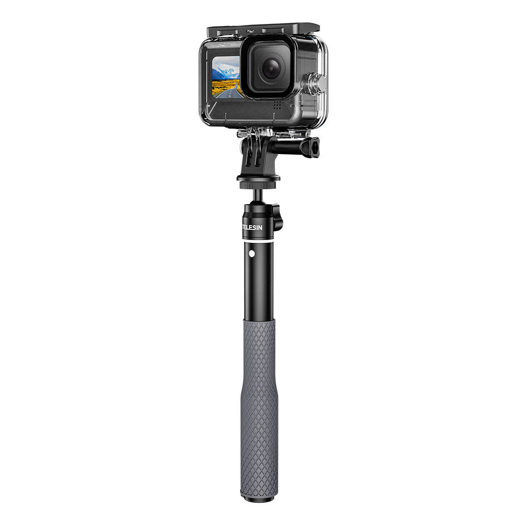 TELESIN Aluminum Alloy Waterproof Selfie Stick