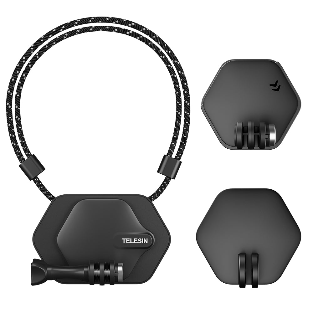 TELESIN Magnetic Bracket Expansion Set (Neck Mount/Quick Release)