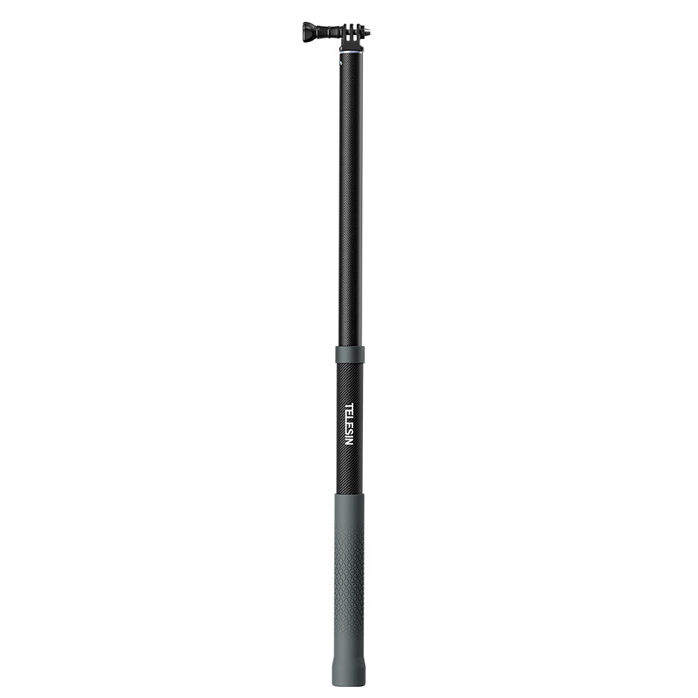 TELESIN 1.2m Adjustable Carbon Fiber Selfie Stick