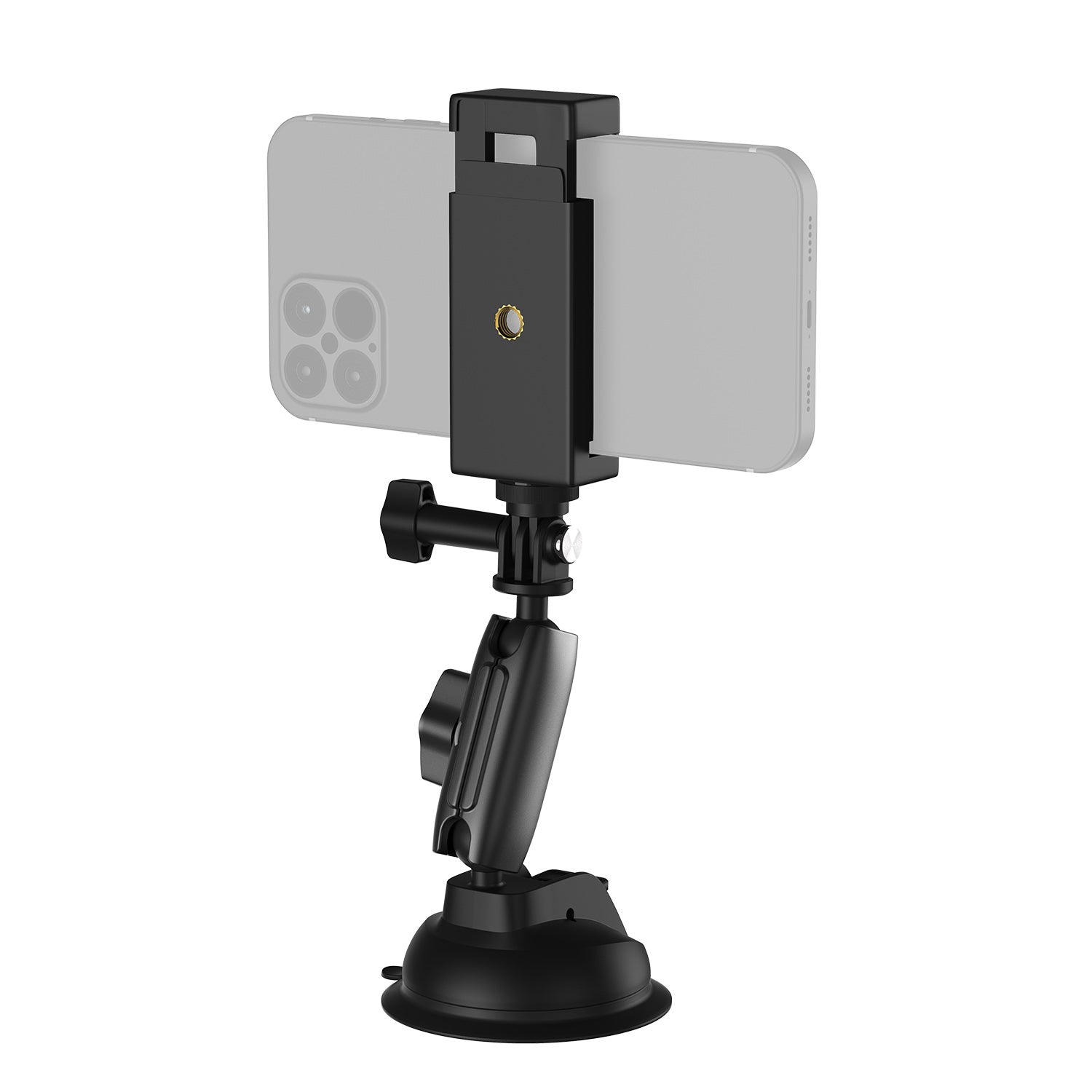 TELESIN Aluminum Alloy Camera Suction Cup Mount