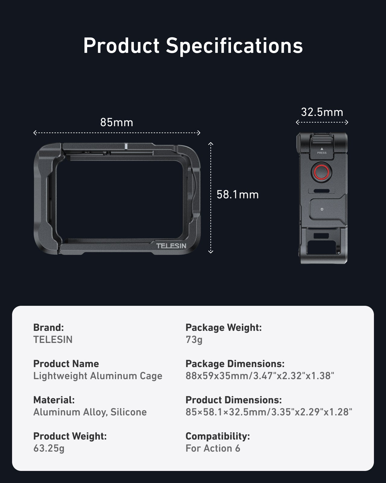 Metal Cage for Action 6