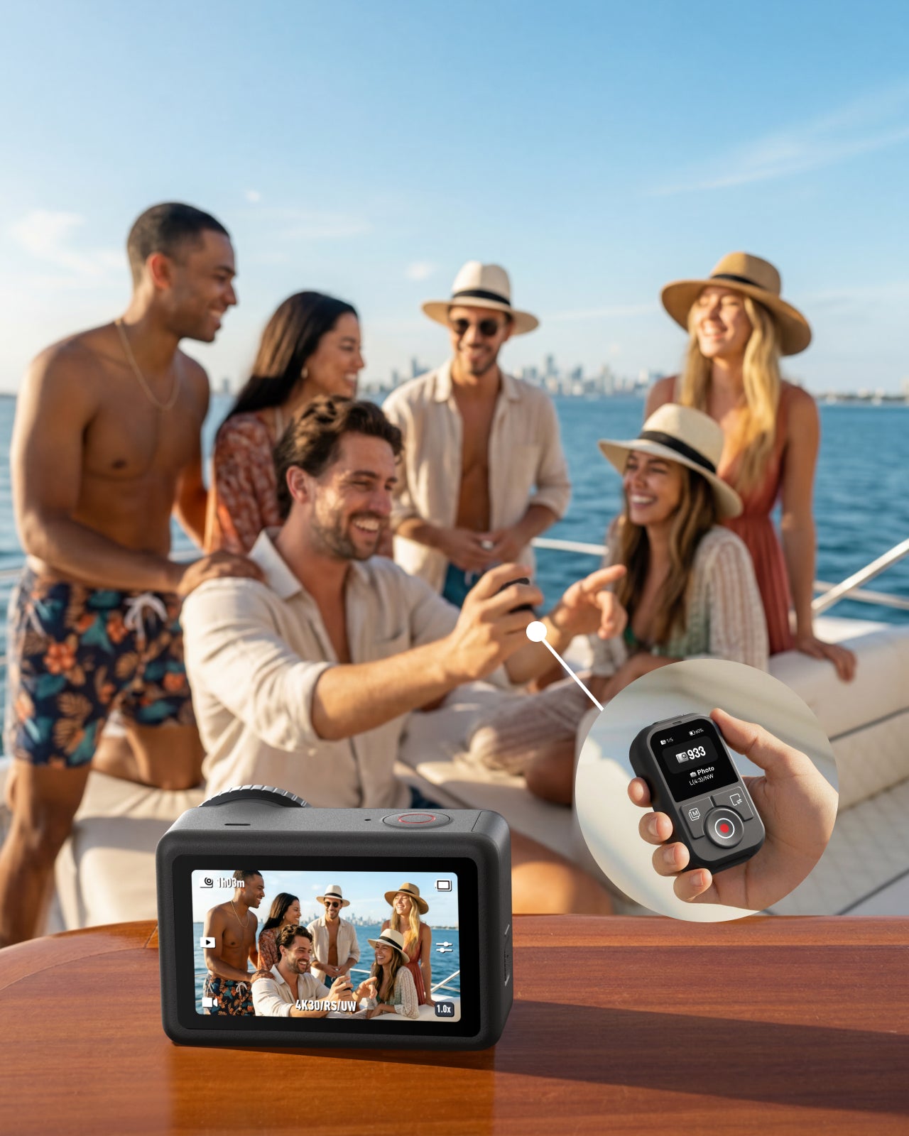 TELESIN T13 Waterproof Bluetooth Remote Control for DJI