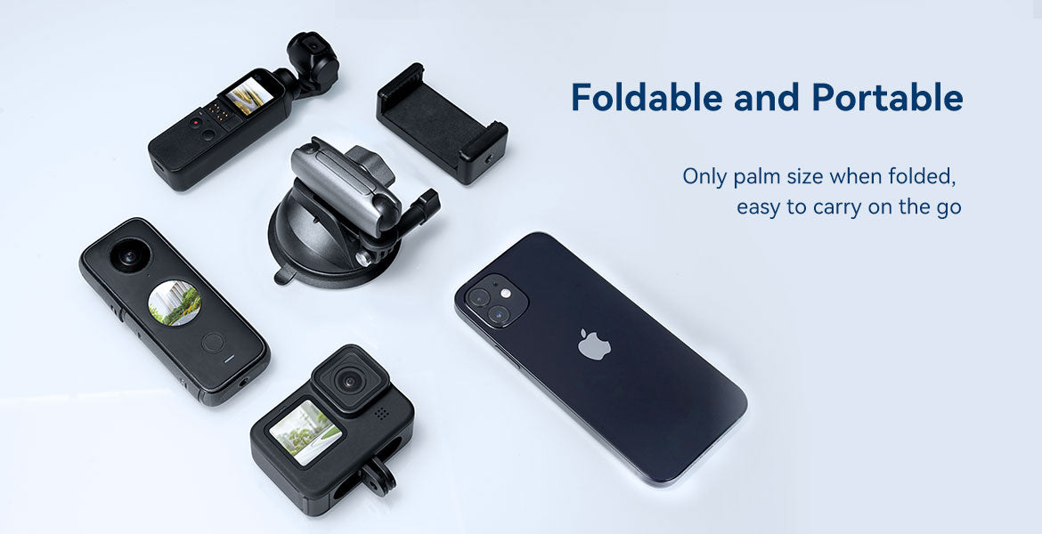 TELESIN Camera Suction Cup Mount