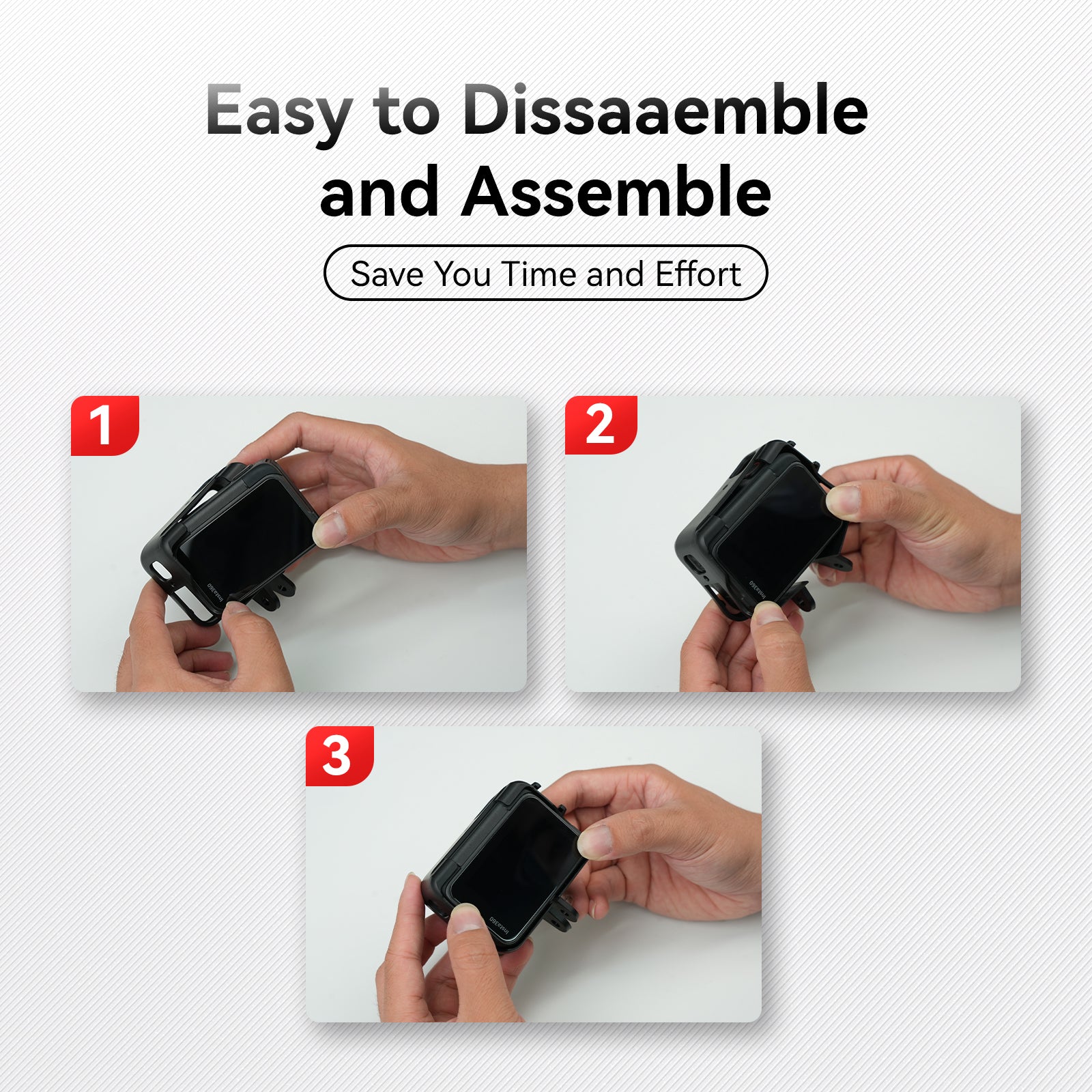 TELESIN Plastic Rabbit Cage Frame for Insta360 Ace Pro