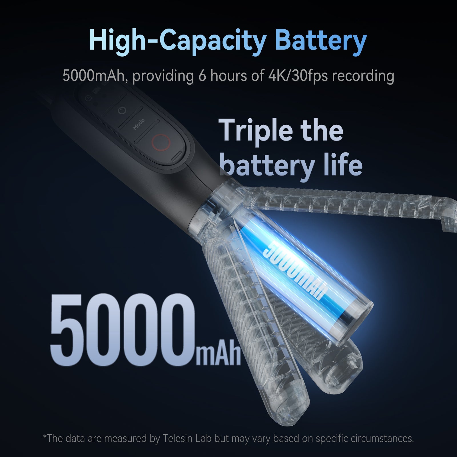 Shorty Rechargeable Selfie Stick