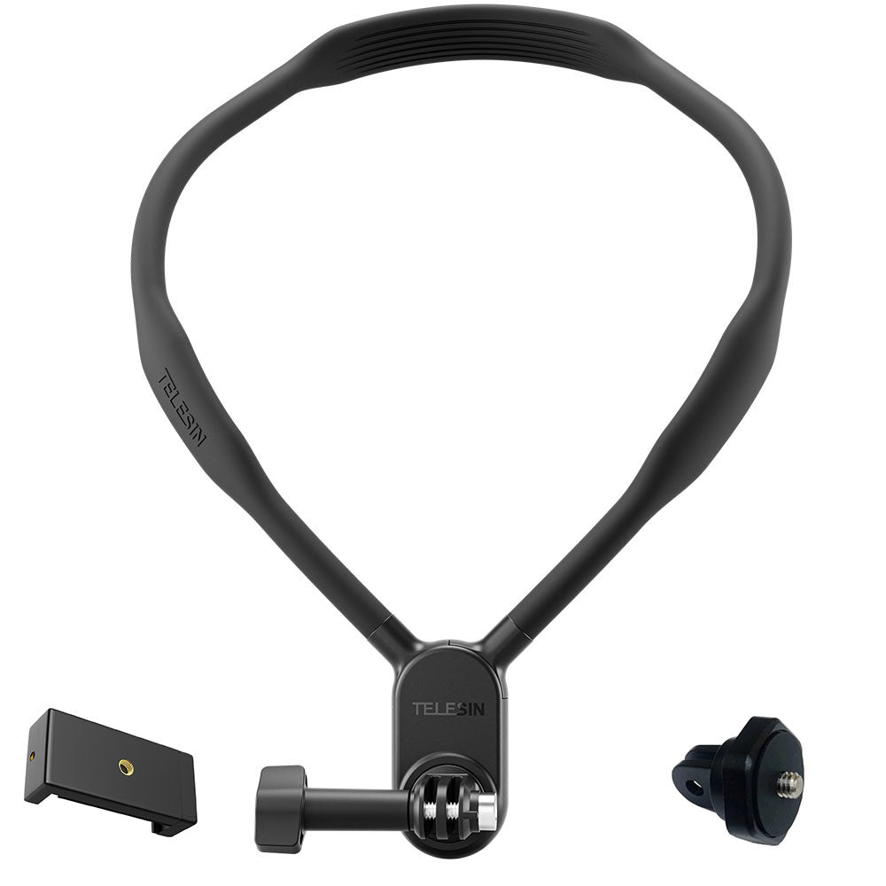 TELESIN Neck Holder Mount SE (No Magnetic) for Action Cameras/ Phones