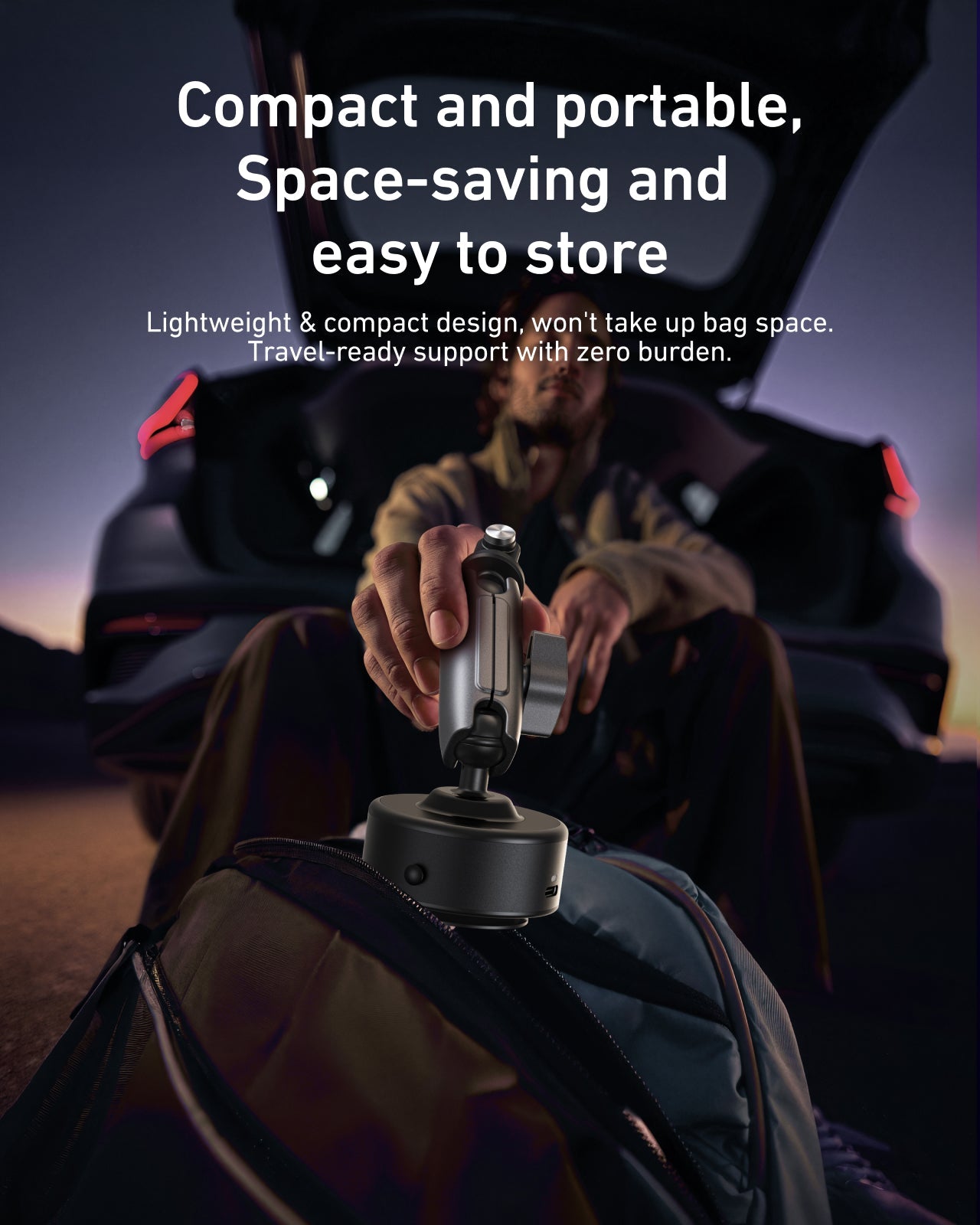 Electric Suction Cup Mount for DJI Osmo Pocket 3