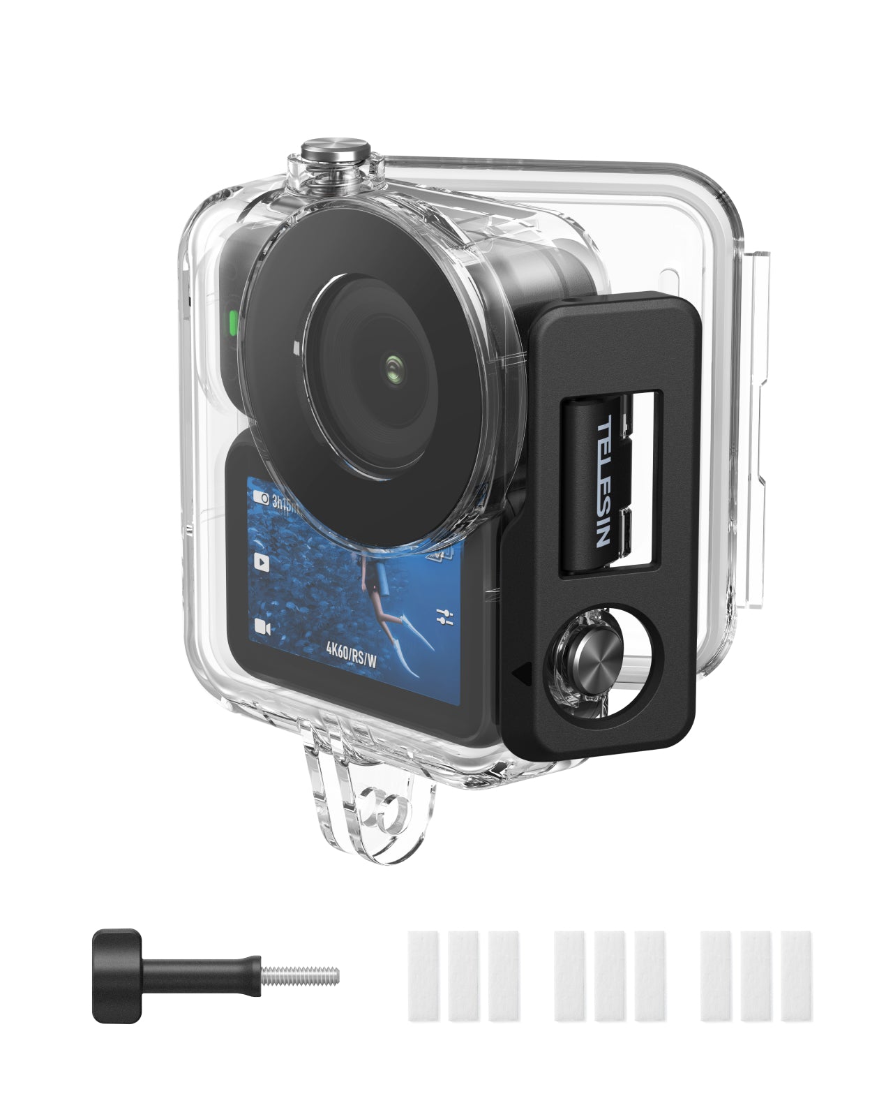 TELSIN 60m Waterproof Dive Case for DJI Osmo Nano