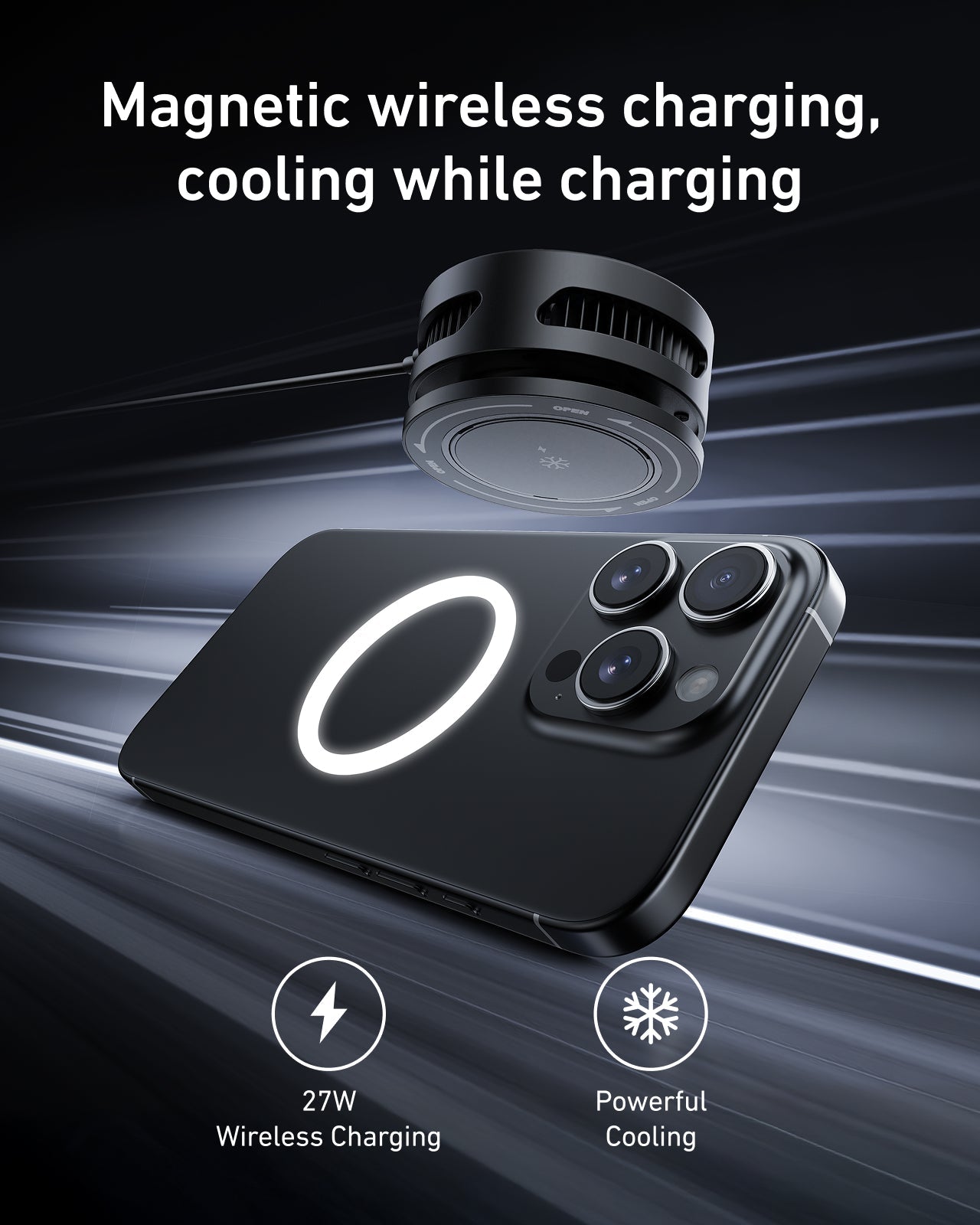 TELESIN Magnetic Phone Cooler