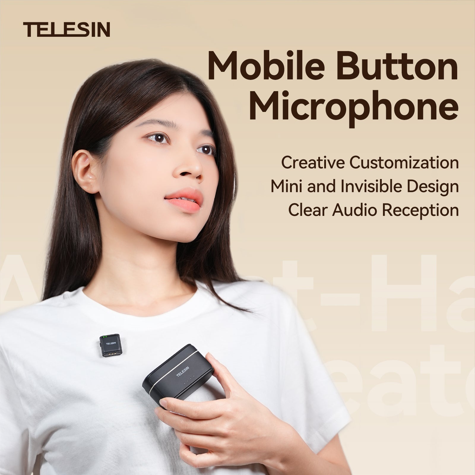 Telesin Mobile Button Microphone