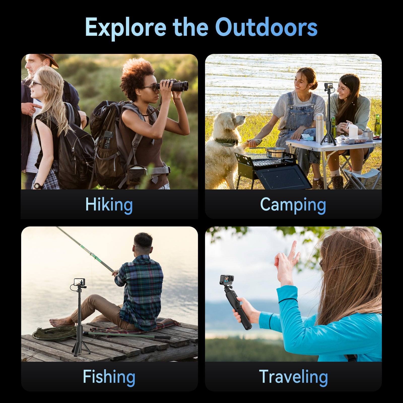 Shorty Rechargeable Selfie Stick